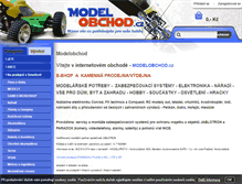 Tablet Screenshot of modelobchod.cz
